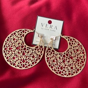 Gold Filigree Earrings